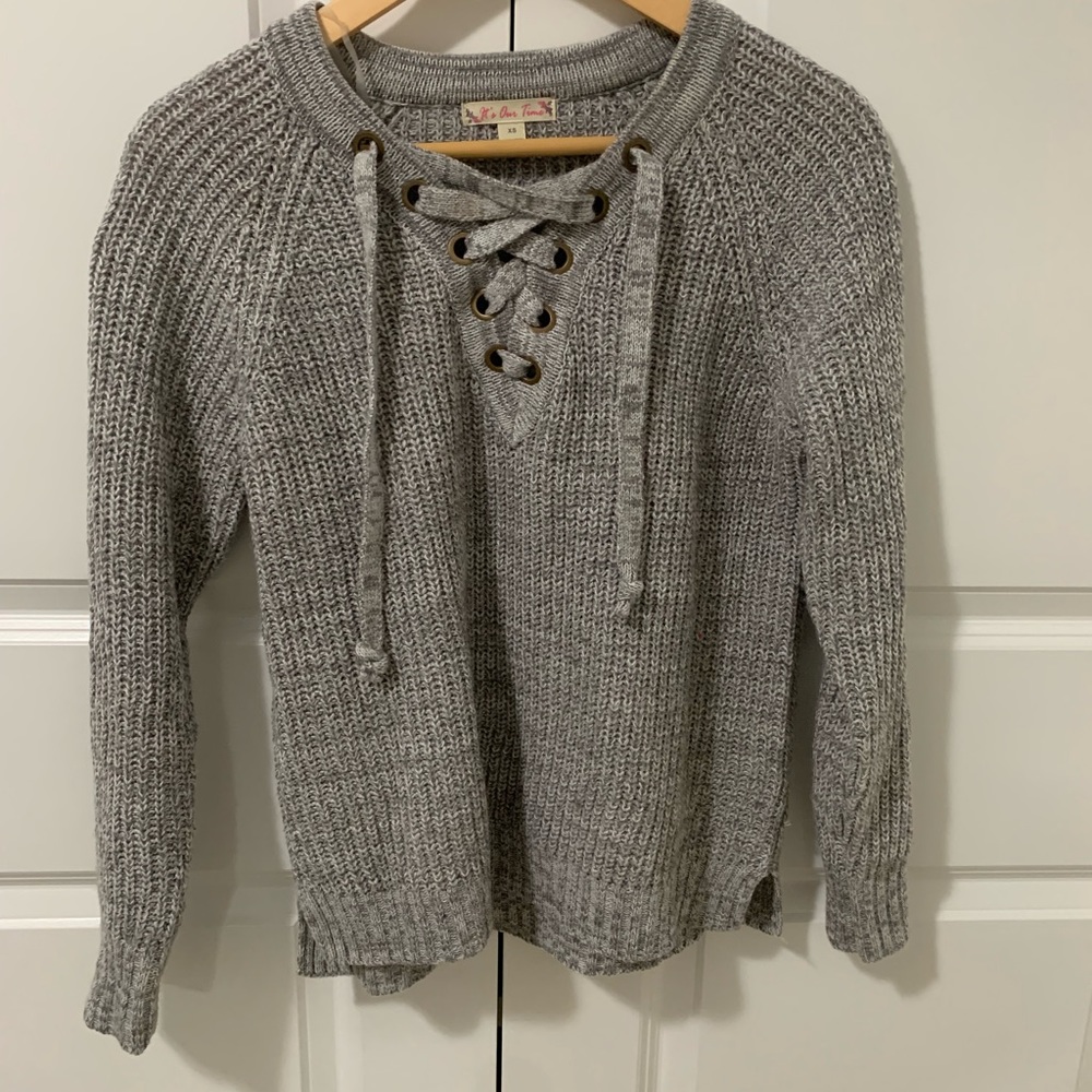 Gently Worn Gray Sweater